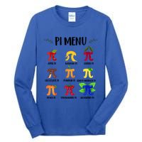 Pi U Funny Pi Day Math Teacher Cute Gift Tall Long Sleeve T-Shirt