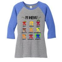 Pi U Funny Pi Day Math Teacher Cute Gift Women's Tri-Blend 3/4-Sleeve Raglan Shirt