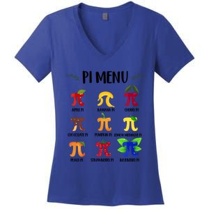 Pi U Funny Pi Day Math Teacher Cute Gift Women's V-Neck T-Shirt