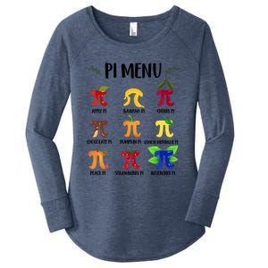 Pi U Funny Pi Day Math Teacher Cute Gift Women's Perfect Tri Tunic Long Sleeve Shirt