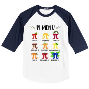 Pi U Funny Pi Day Math Teacher Cute Gift Baseball Sleeve Shirt