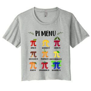 Pi U Funny Pi Day Math Teacher Cute Gift Women's Crop Top Tee