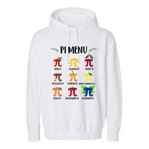 Pi U Funny Pi Day Math Teacher Cute Gift Garment-Dyed Fleece Hoodie