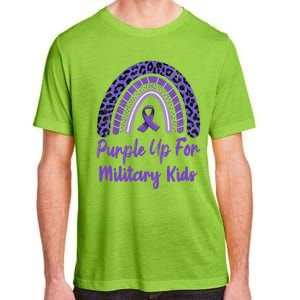 Purple Up For Military Military Month Rainbow Gift Adult ChromaSoft Performance T-Shirt