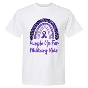 Purple Up For Military Military Month Rainbow Gift Garment-Dyed Heavyweight T-Shirt