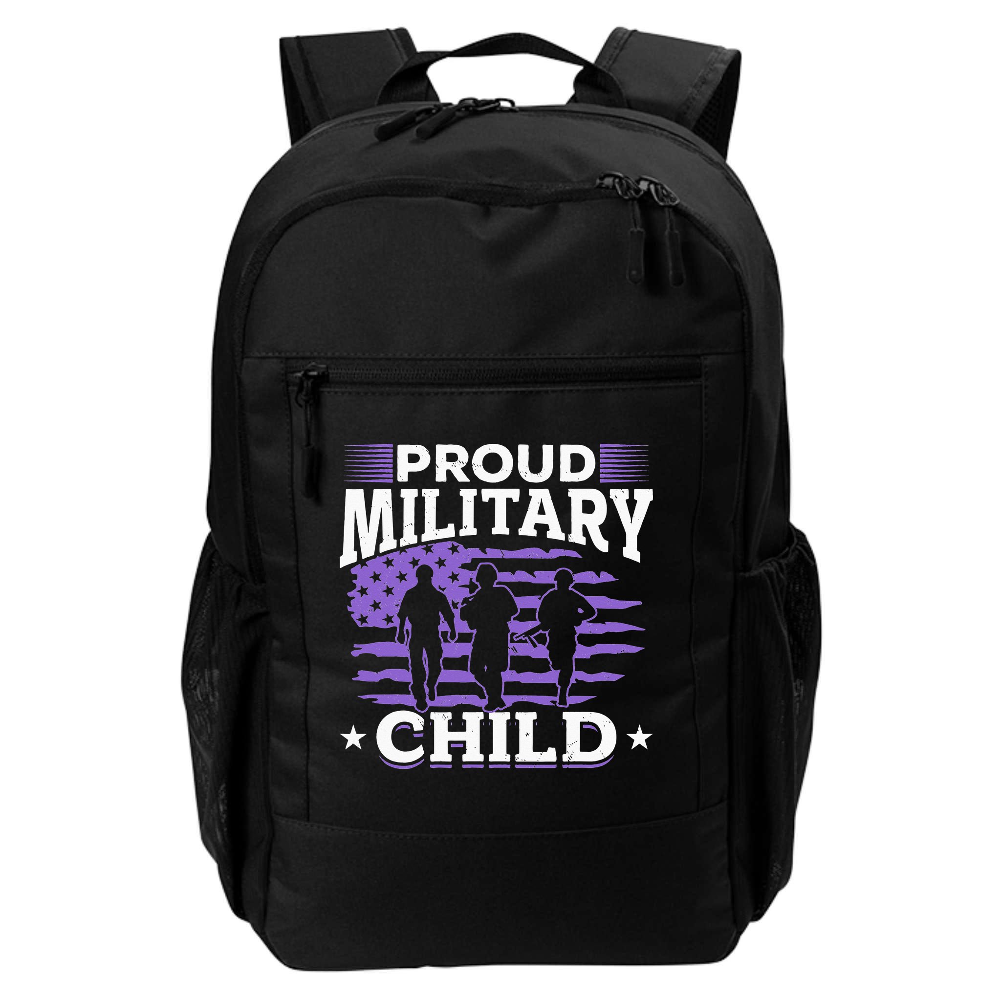 Purple Up for Military Proud Military Child Backpack