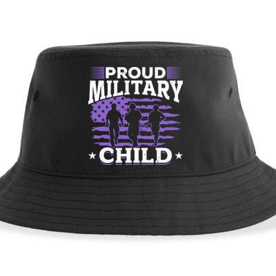Purple Up for Military Proud Military Child Sustainable Bucket Hat