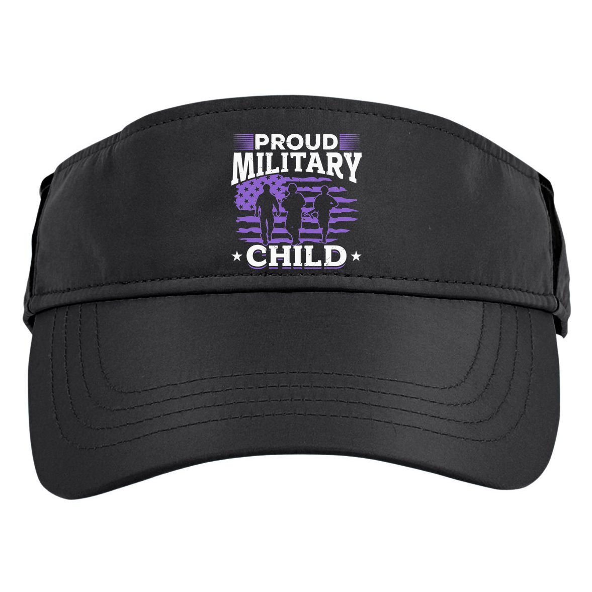 Purple Up for Military Proud Military Child Adult Drive Performance Visor