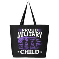 Purple Up for Military Proud Military Child 25L Jumbo Tote