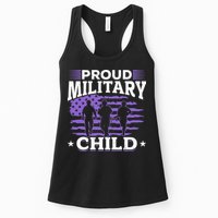 Purple Up for Military Proud Military Child Womens Tank Top