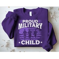 Purple Up for Military Proud Military Child Sweatshirt