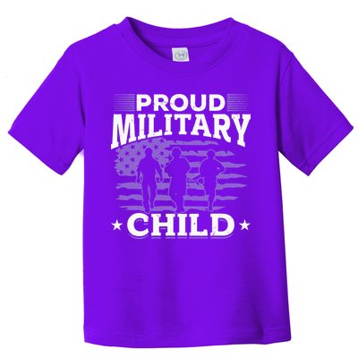 Purple Up for Military Proud Military Child Toddler T-Shirt