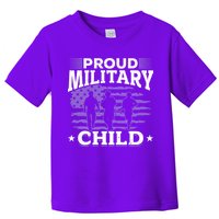 Purple Up for Military Proud Military Child Toddler T-Shirt