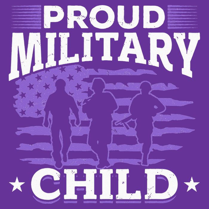 Purple Up for Military Proud Military Child Toddler T-Shirt