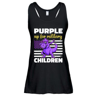 Purple Up For Military Month Of The Military Children Ladies Essential Flowy Tank