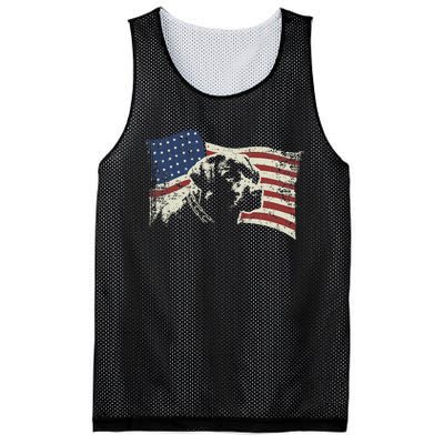 Patriotic USA Flag Black Labrador gift for Lab Owners Mesh Reversible Basketball Jersey Tank