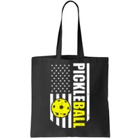 Pickleball Usa Flag Love Playing Pickleball Tote Bag