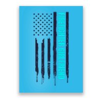 Patriotic Us Flag Design Firefighter Friend Gift Poster