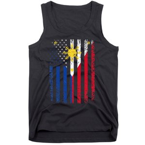 Philippines Usa Flag Tank Top