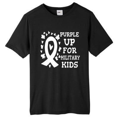 Purple Up For Military Month Military Cute Butterfly Cute Gift Tall Fusion ChromaSoft Performance T-Shirt