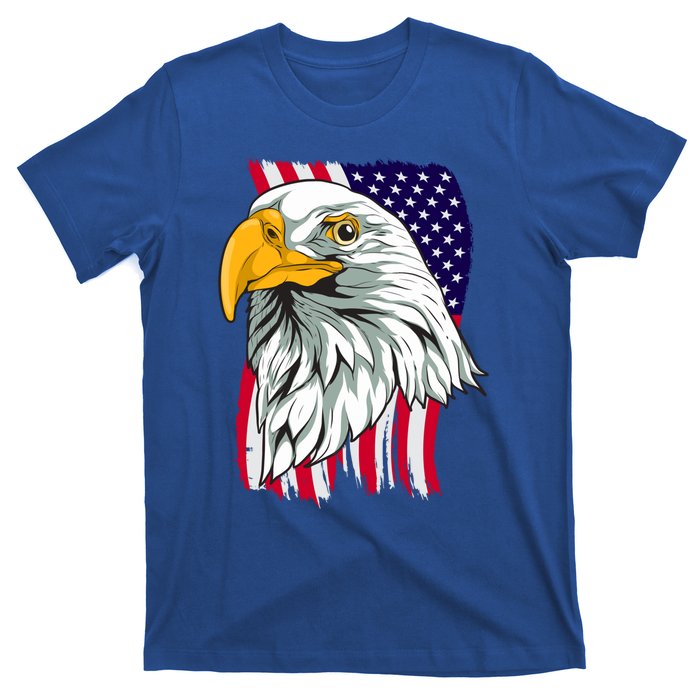 Patriotic Us Flag Pride Freedom Liberty American Bald Eagle Meaningful Gift T-Shirt