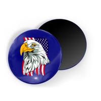 Patriotic Us Flag Pride Freedom Liberty American Bald Eagle Meaningful Gift Magnet