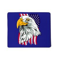 Patriotic Us Flag Pride Freedom Liberty American Bald Eagle Meaningful Gift Mousepad