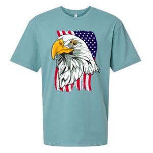 Patriotic Us Flag Pride Freedom Liberty American Bald Eagle Meaningful Gift Sueded Cloud Jersey T-Shirt