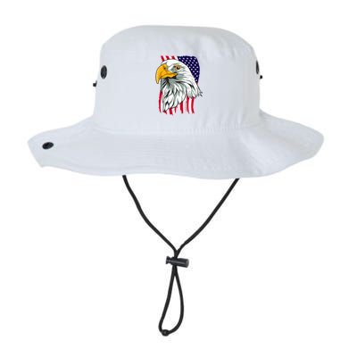 Patriotic Us Flag Pride Freedom Liberty American Bald Eagle Meaningful Gift Legacy Cool Fit Booney Bucket Hat