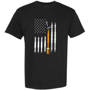 Patriotic Us Flag American Brewery Craft Beer Garment-Dyed Heavyweight T-Shirt