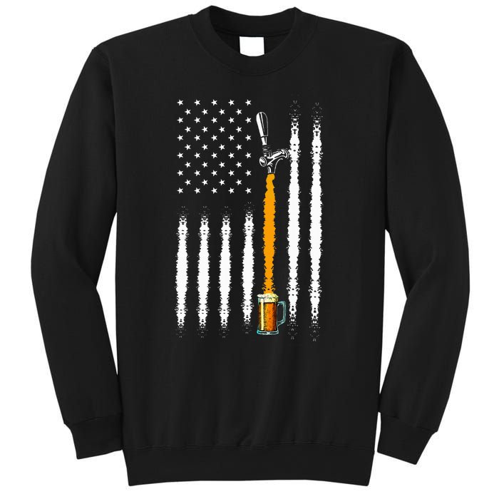 Patriotic Us Flag American Brewery Craft Beer Sweatshirt