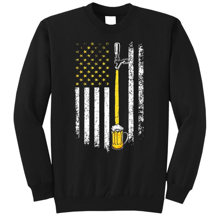 Patriotic US Flag American Brewery Craft Beer Funny Sweatshirt