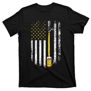 Patriotic US Flag American Brewery Craft Beer Funny T-Shirt