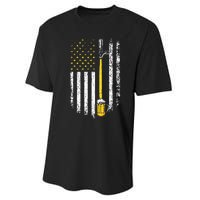 Patriotic US Flag American Brewery Craft Beer Funny Performance Sprint T-Shirt