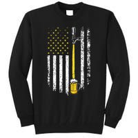 Patriotic US Flag American Brewery Craft Beer Funny Tall Sweatshirt