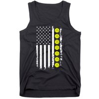 Pickleball USA Flag American Sport Tank Top