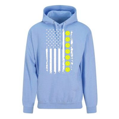 Pickleball USA Flag American Sport Unisex Surf Hoodie