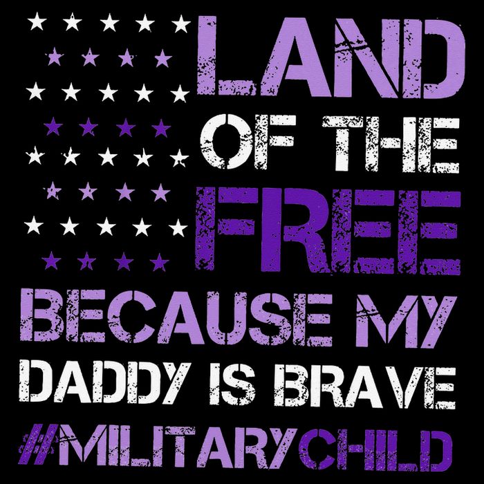 Purple Up For Military USA Flag Military Child Month Impact Tech Backpack