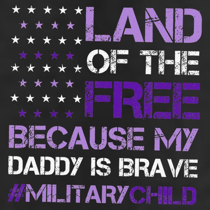 Purple Up For Military USA Flag Military Child Month 15oz Campfire Ceramic Mug