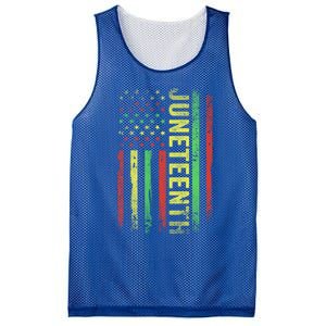 Patriotic Usa Flag Melanin Juneteenth Black History African Gift Mesh Reversible Basketball Jersey Tank