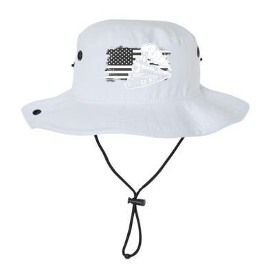 Patriotic Us Flag Train Model Trains Trainspotting Gift Legacy Cool Fit Booney Bucket Hat