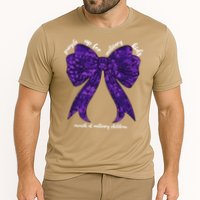Purple Up For Military Month Of Military Child Coquette Cooling Performance Crew T-Shirt