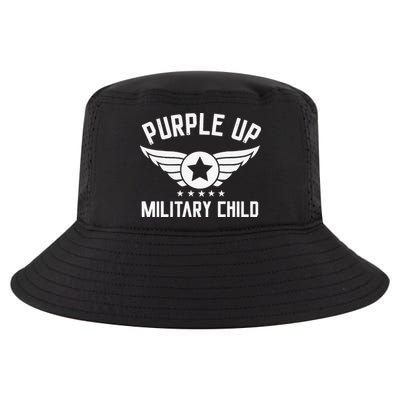 Purple Up For Military Military Child Month Cool Comfort Performance Bucket Hat