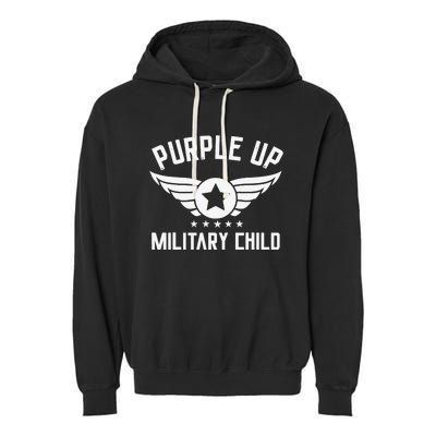 Purple Up For Military Military Child Month Garment-Dyed Fleece Hoodie