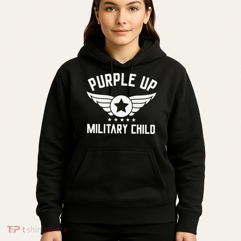 Purple Up For Military Military Child Month Hoodie