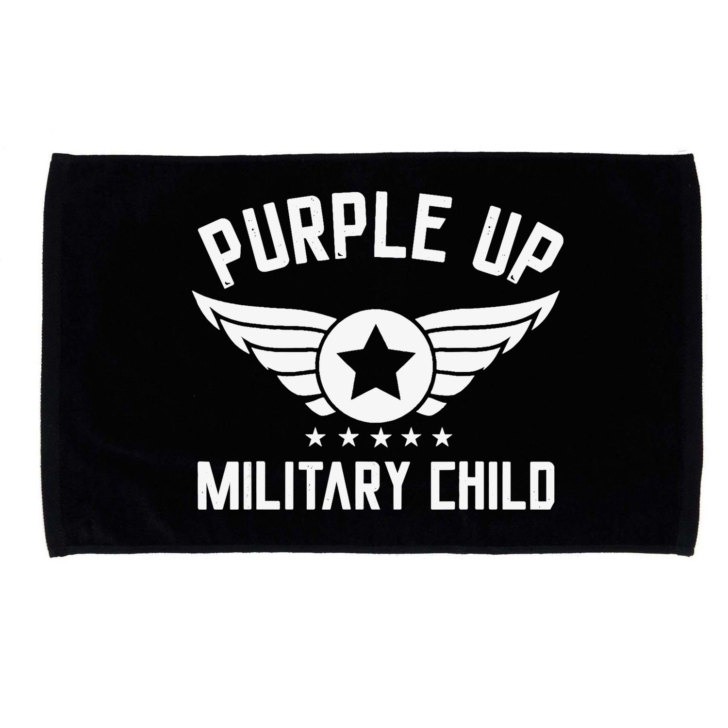 Purple Up For Military Military Child Month Microfiber Hand Towel