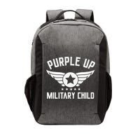 Purple Up For Military Military Child Month Vector Backpack