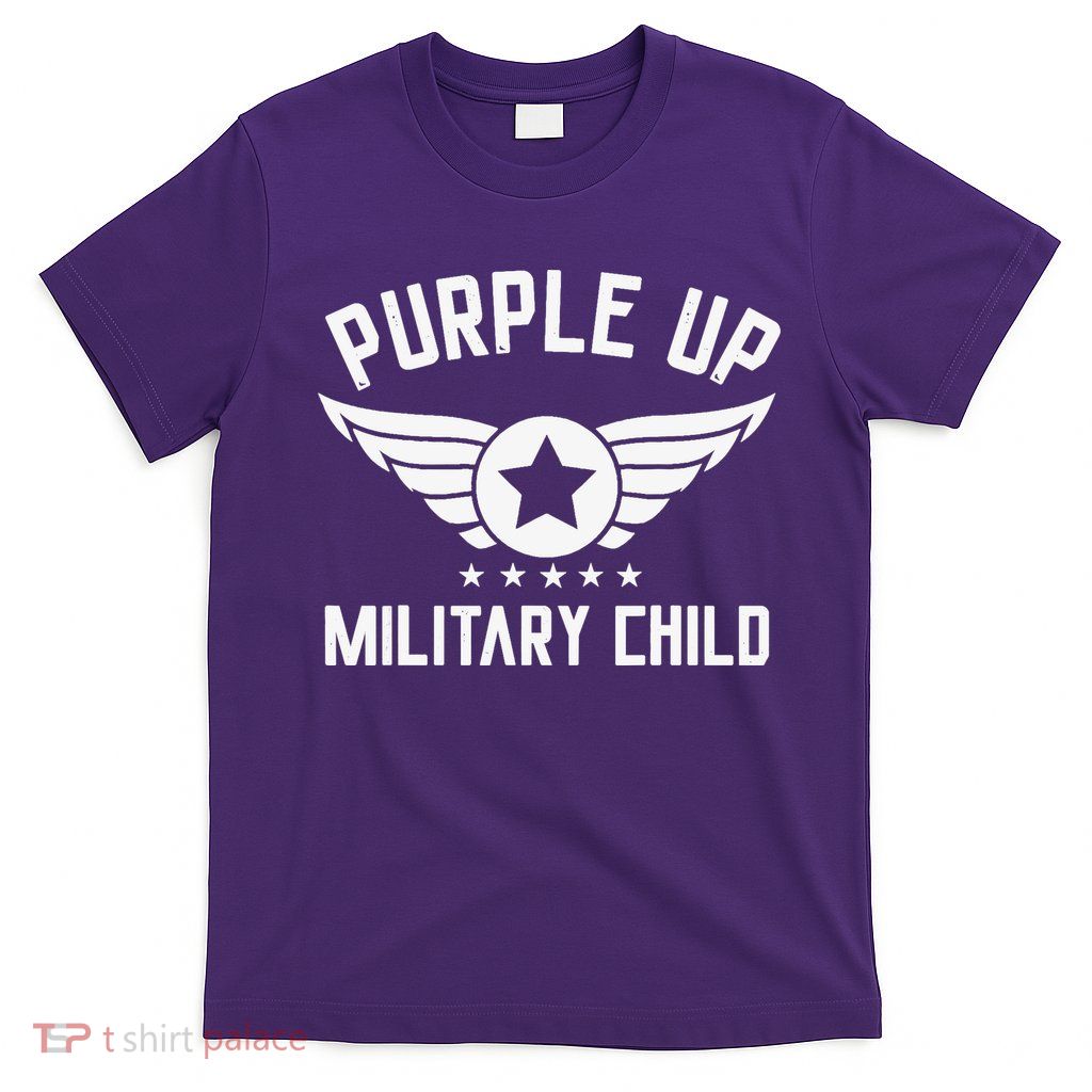 Purple Up For Military Military Child Month T-Shirt