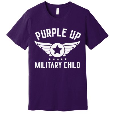 Purple Up For Military Military Child Month Premium T-Shirt