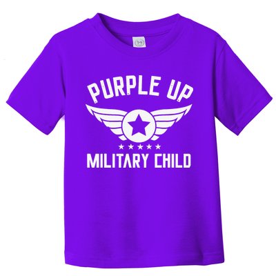 Purple Up For Military Military Child Month Toddler T-Shirt